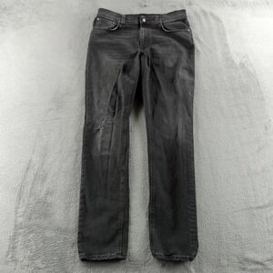 Slim Fit Men's Black Jeans